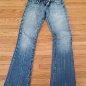 7 for mankind bootcut jeans size 25